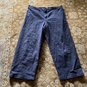 Madewell Emmett wide-leg crop pant, size 33